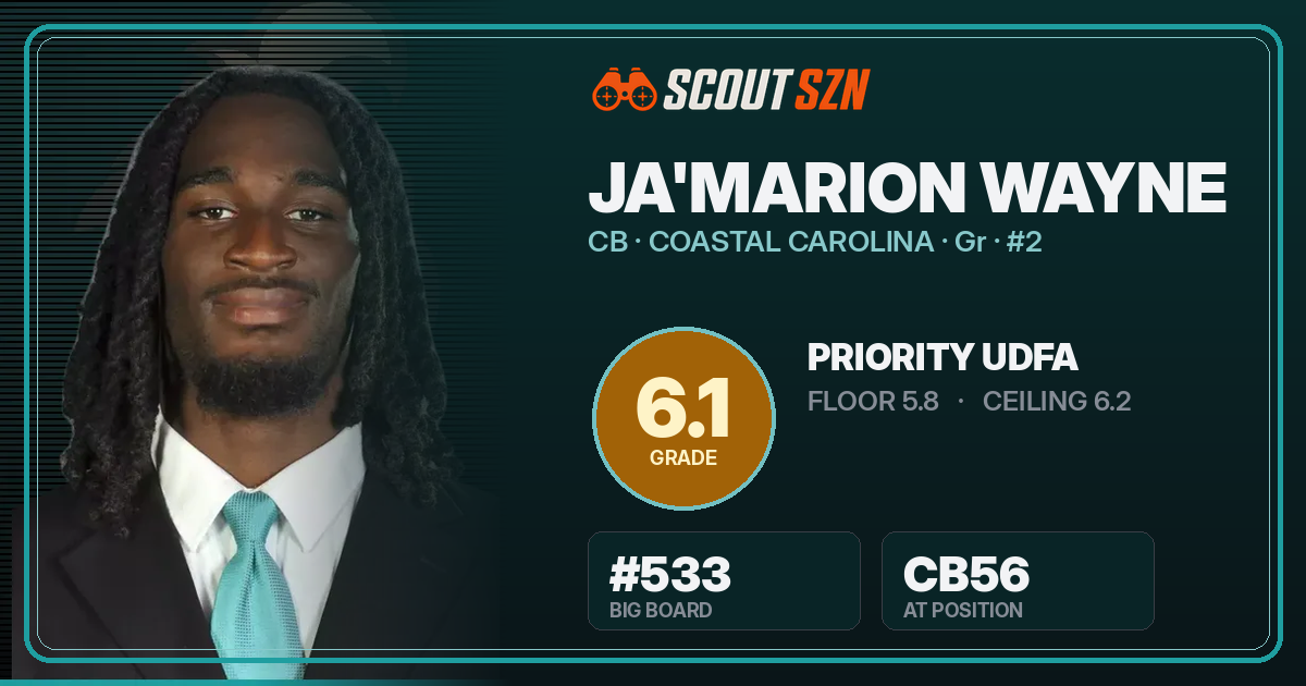 Share card for Ja'Marion Wayne