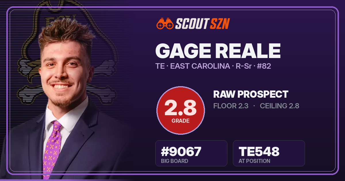 Share card for Gage Reale