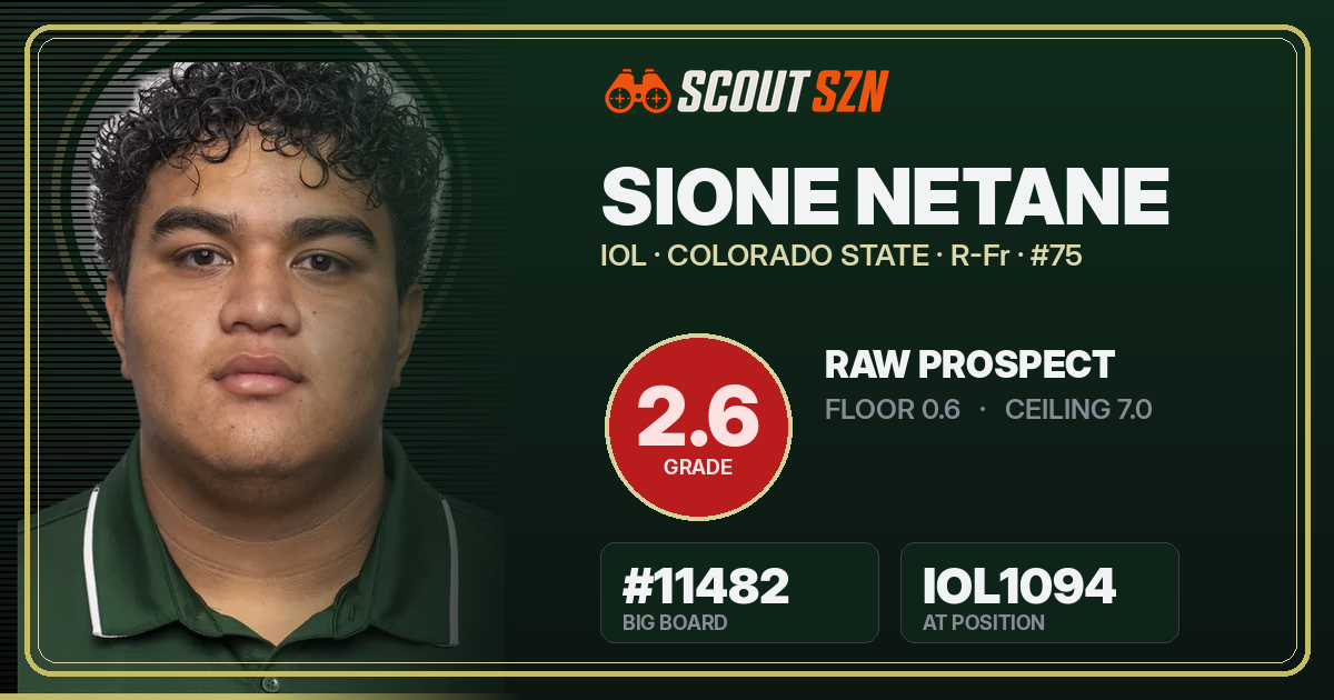 Share card for Sione Netane