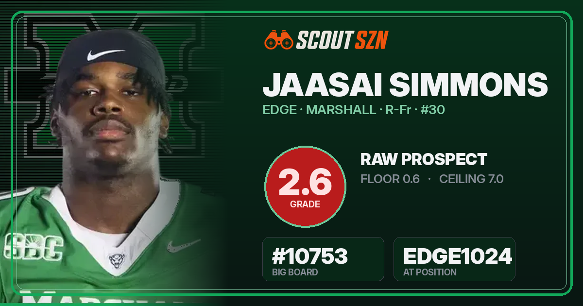 Share card for Jaasai Simmons