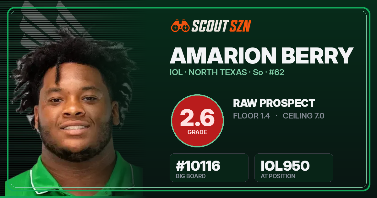 Share card for Amarion Berry