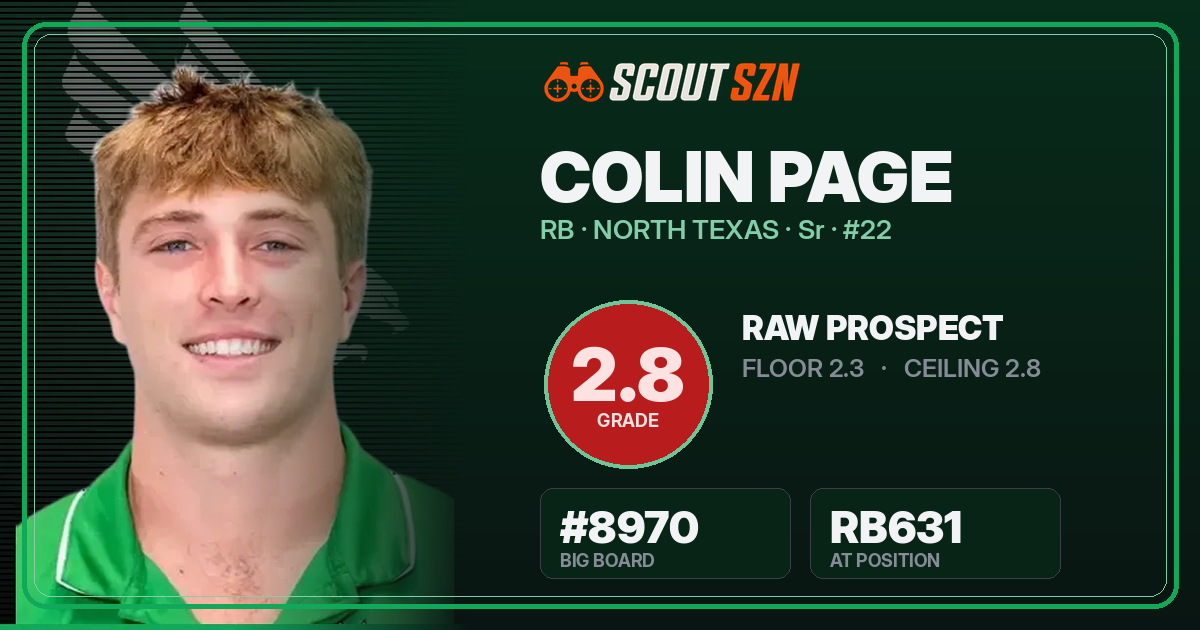 Share card for Colin Page