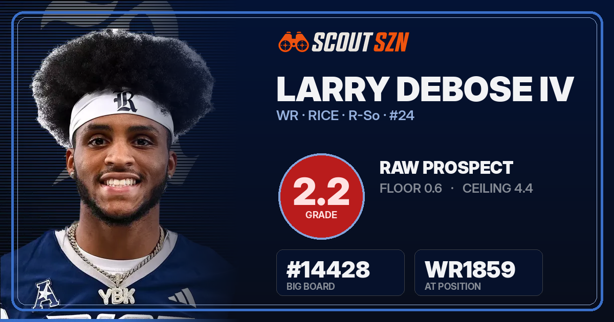 Share card for Larry DeBose IV