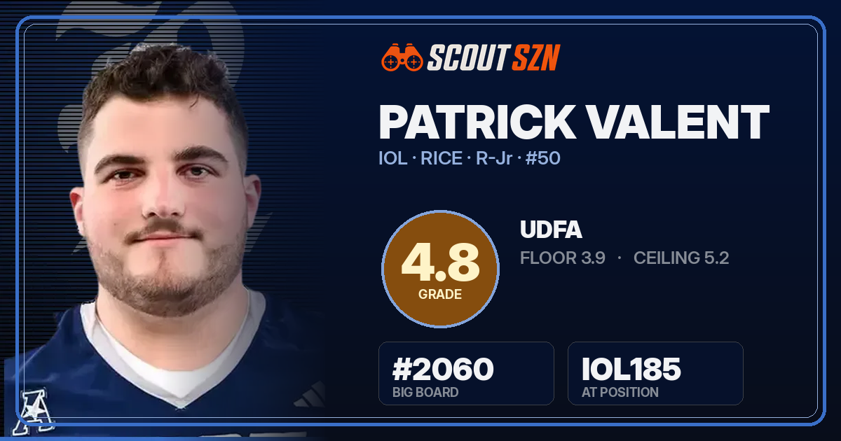 Share card for Patrick Valent