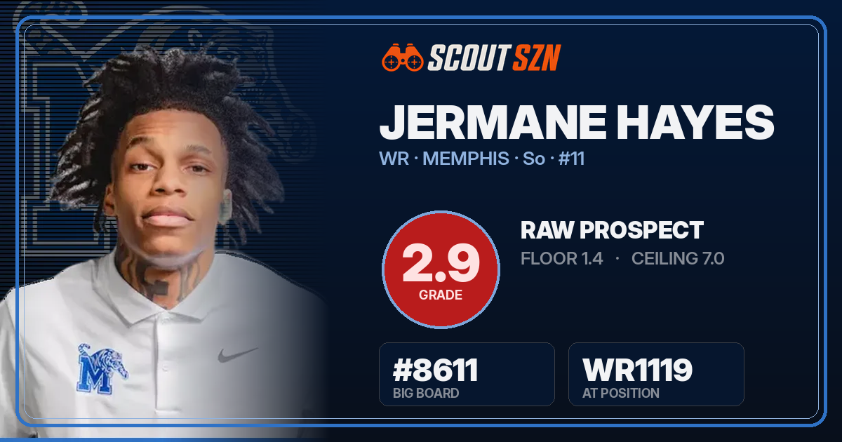 Share card for Jermane Hayes