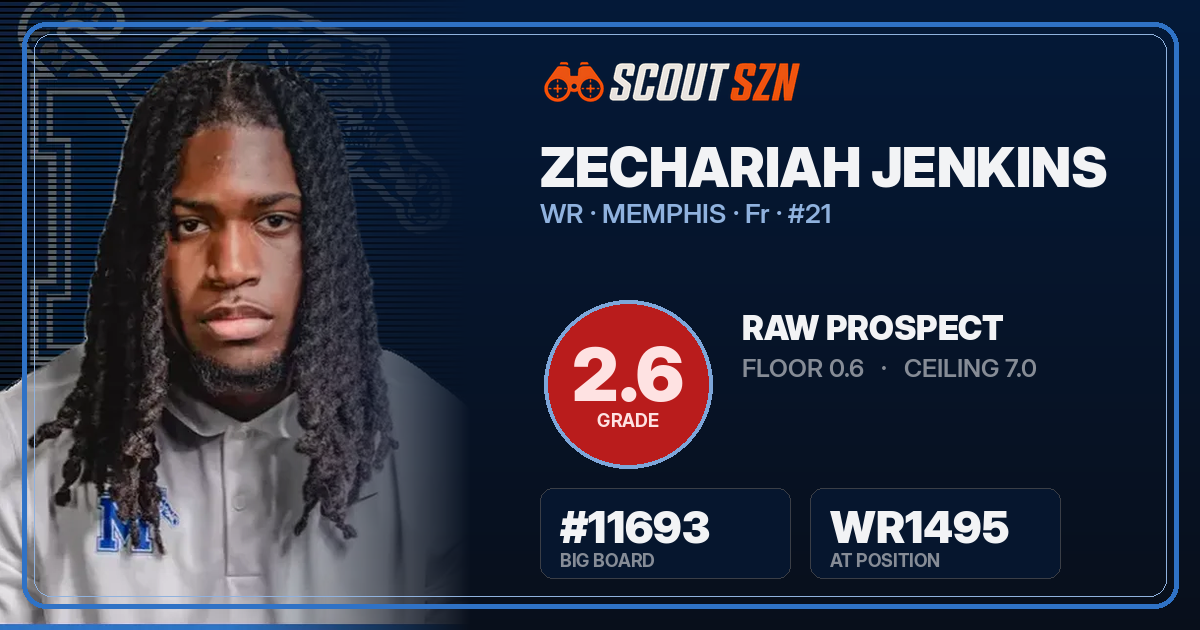 Share card for Zechariah Jenkins