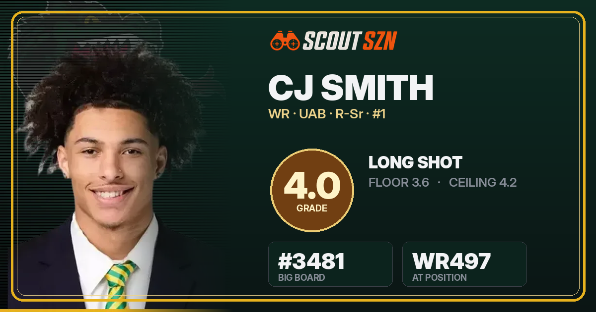 Share card for CJ Smith