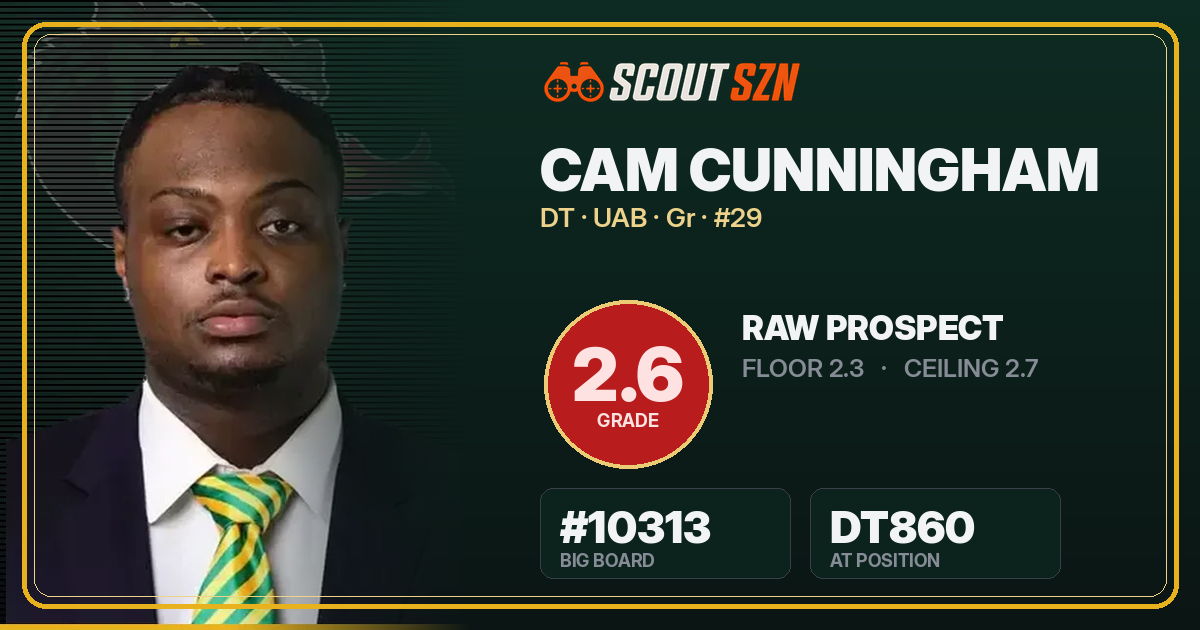 Share card for Cam Cunningham