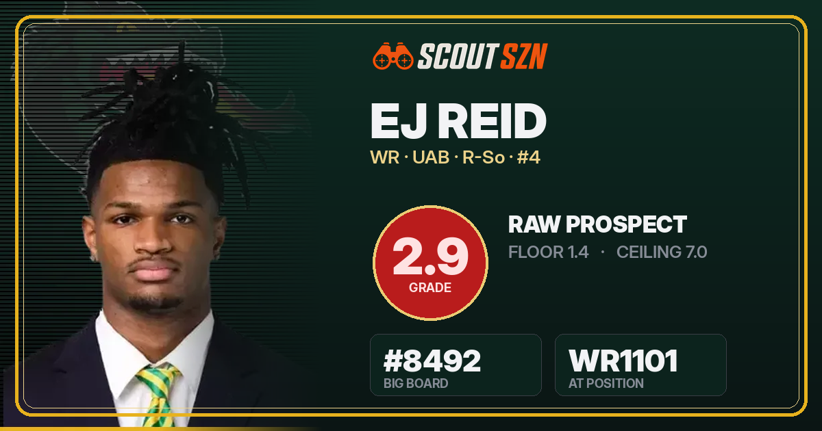Share card for EJ Reid