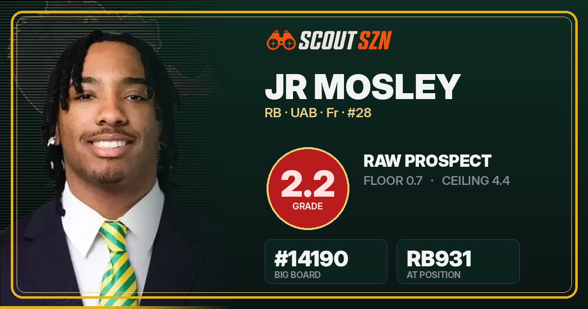 Share card for JR Mosley