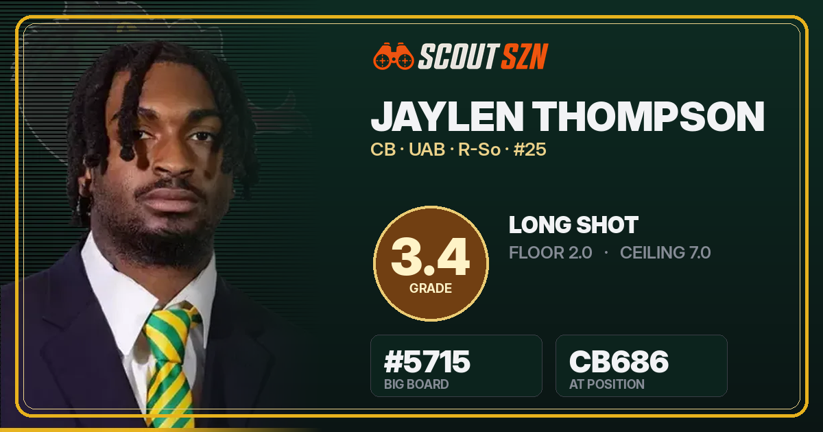 Share card for Jaylen Thompson