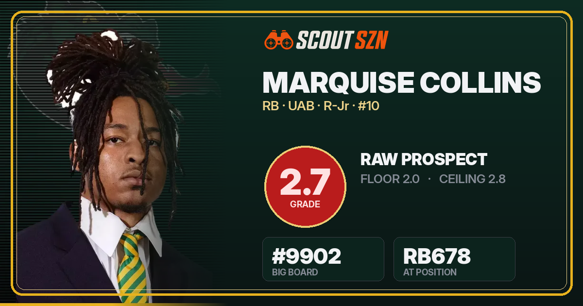 Share card for Marquise Collins