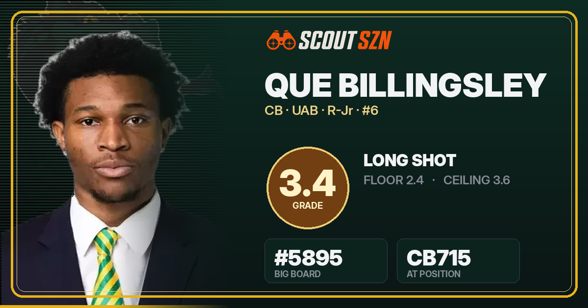 Share card for Que Billingsley