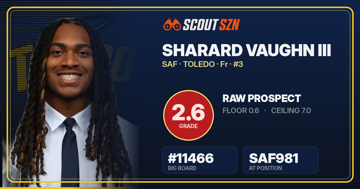 Share card for Sharard Vaughn III