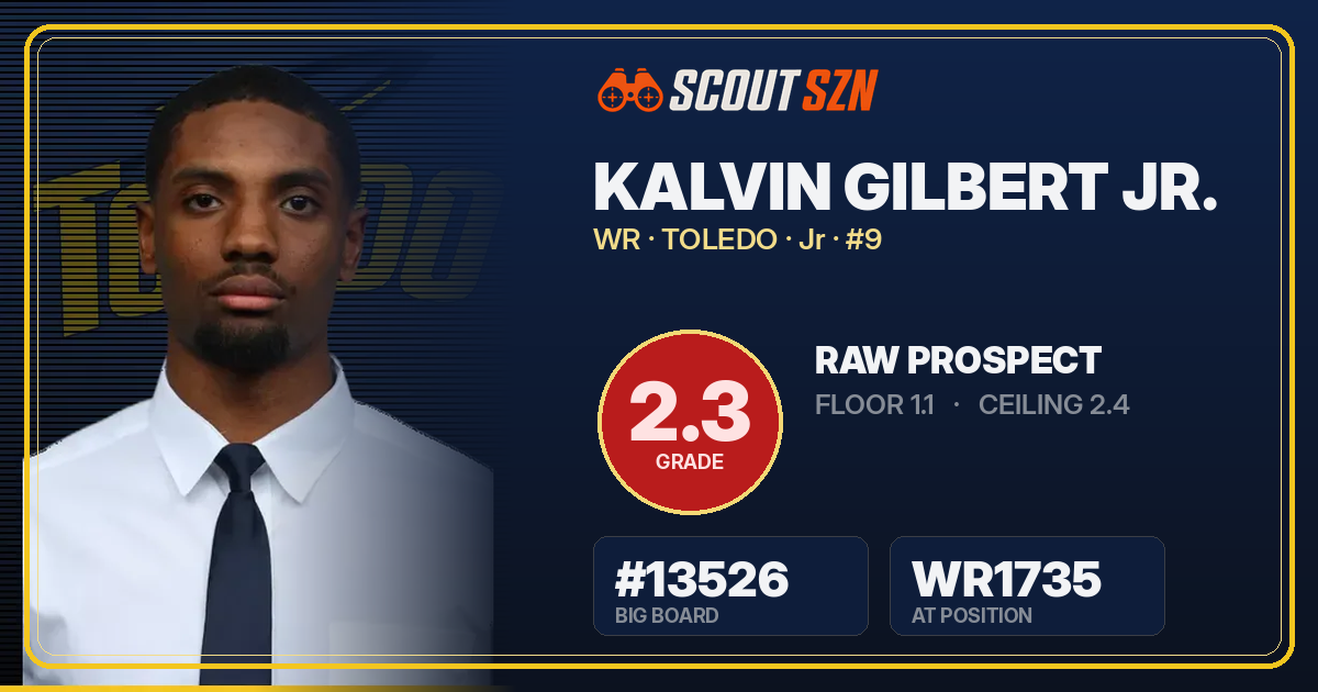 Share card for Kalvin Gilbert Jr.