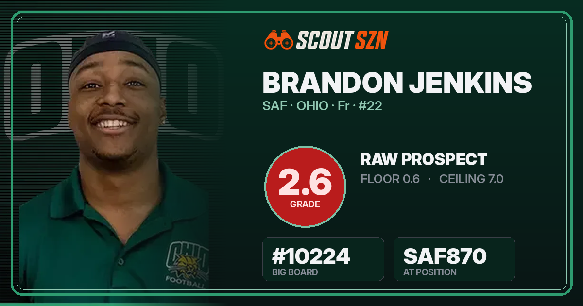 Share card for Brandon Jenkins