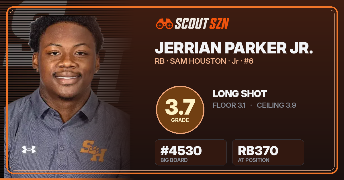 Share card for Jerrian Parker Jr.