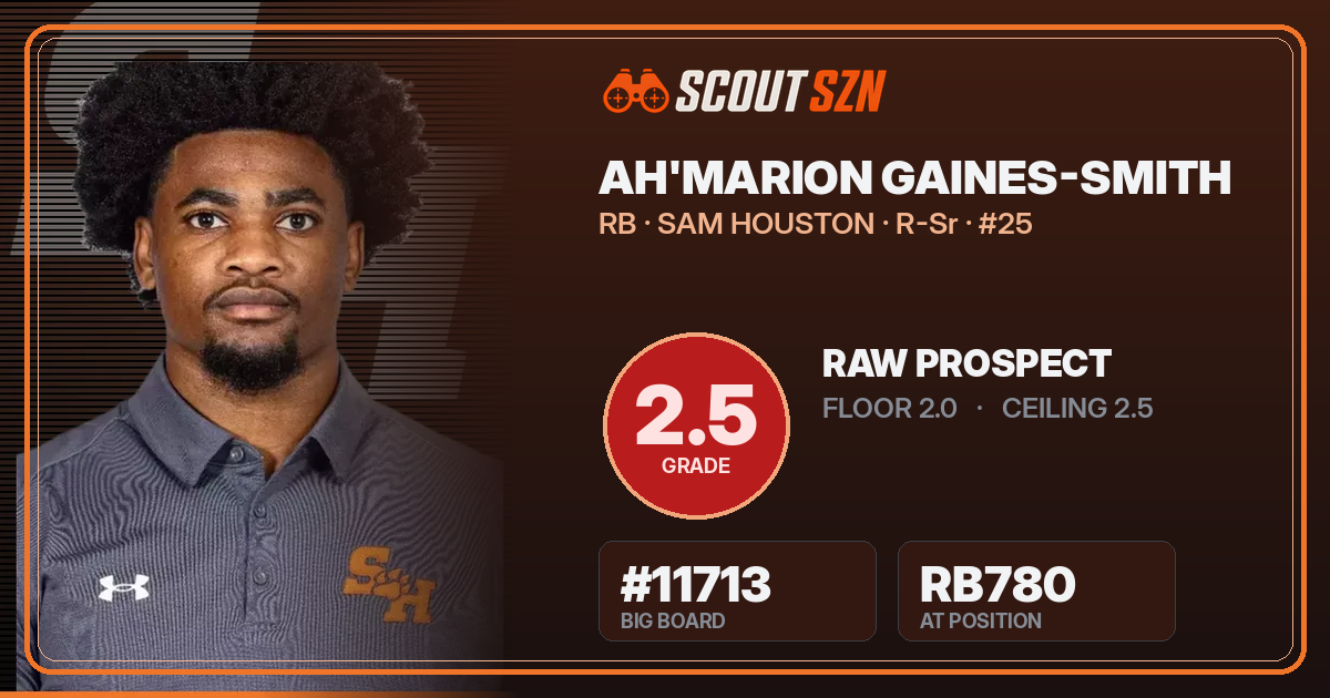 Share card for Ah'Marion Gaines-Smith