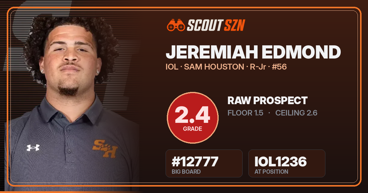 Share card for Jeremiah Edmond
