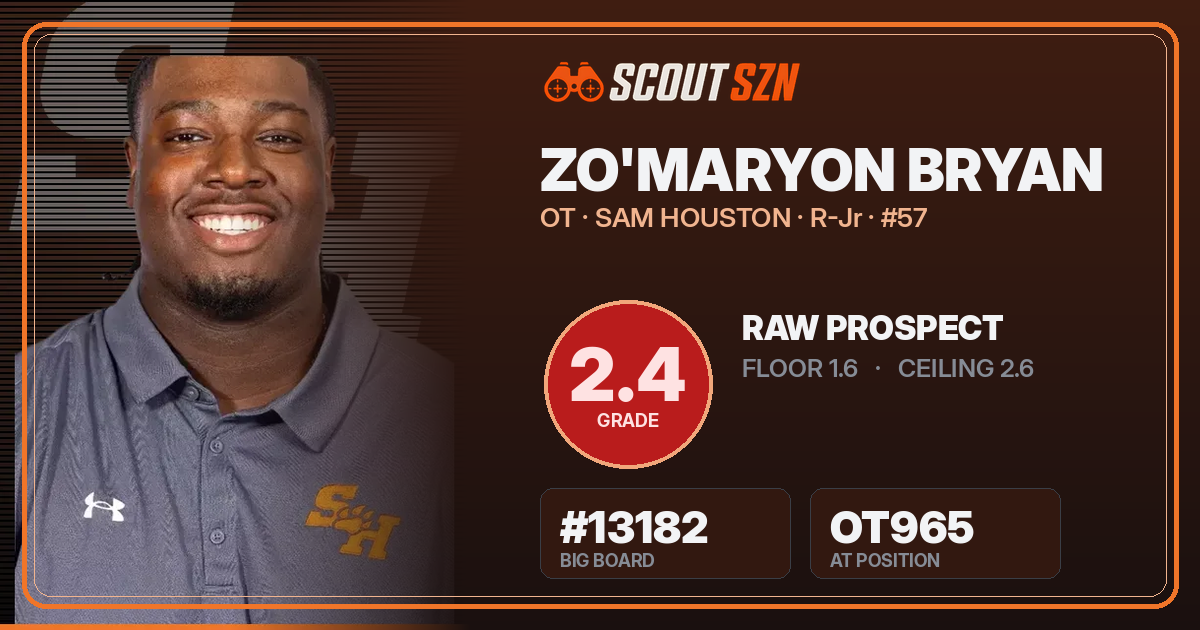 Share card for Zo'Maryon Bryan