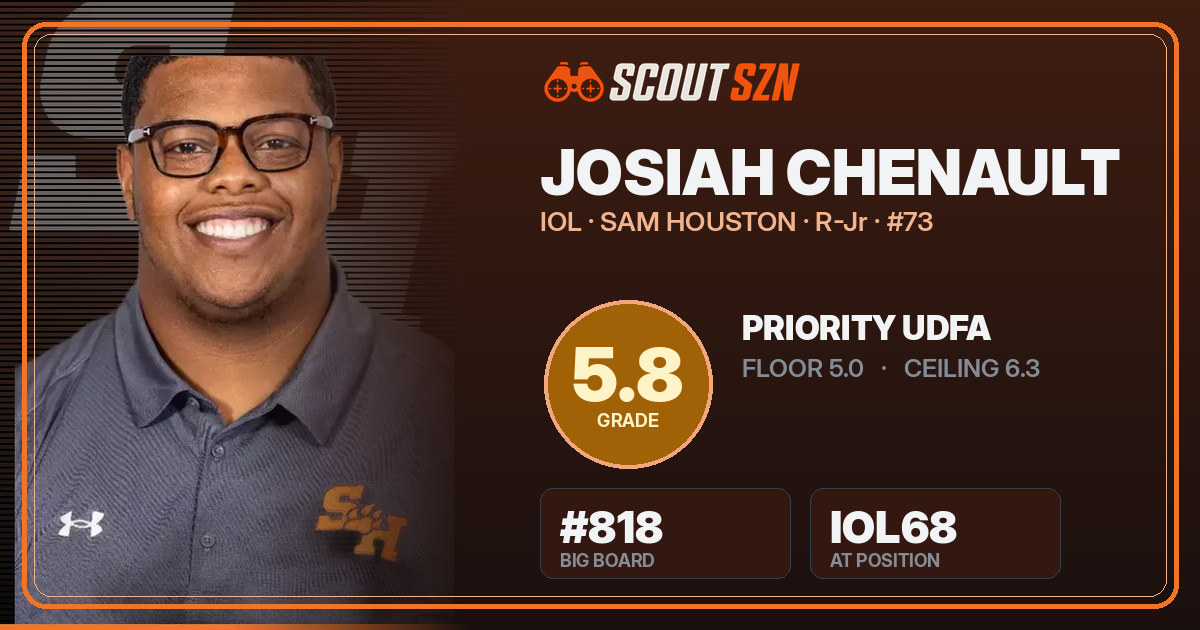 Share card for Josiah Chenault