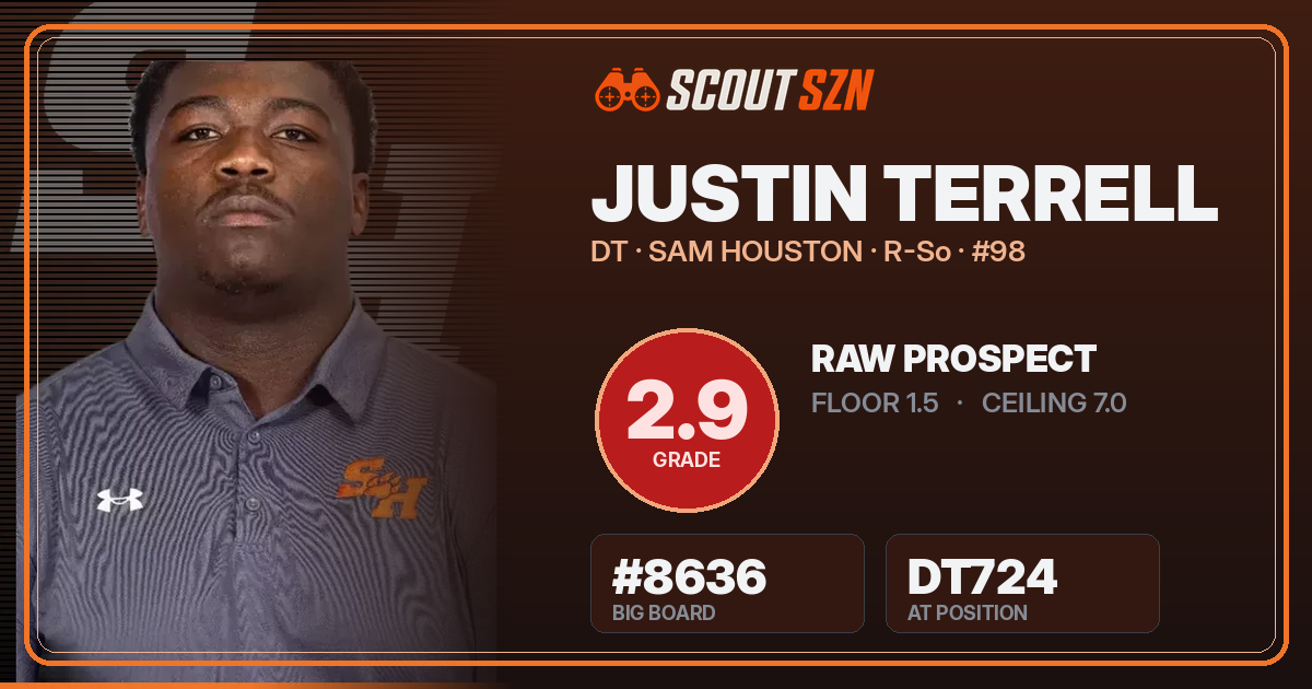Share card for Justin Terrell