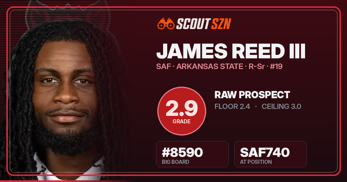 Share card for James Reed III