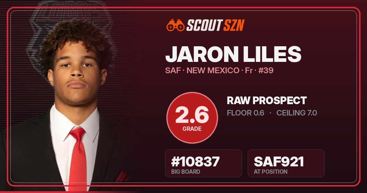 Share card for Jaron Liles