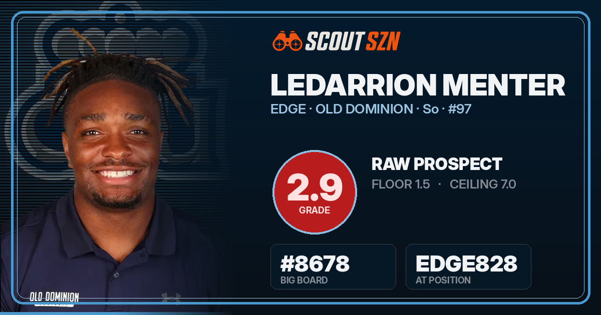 Share card for LeDarrion Menter