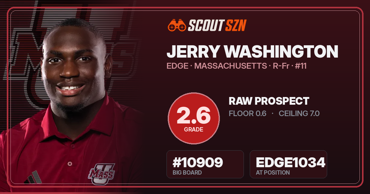 Share card for Jerry Washington