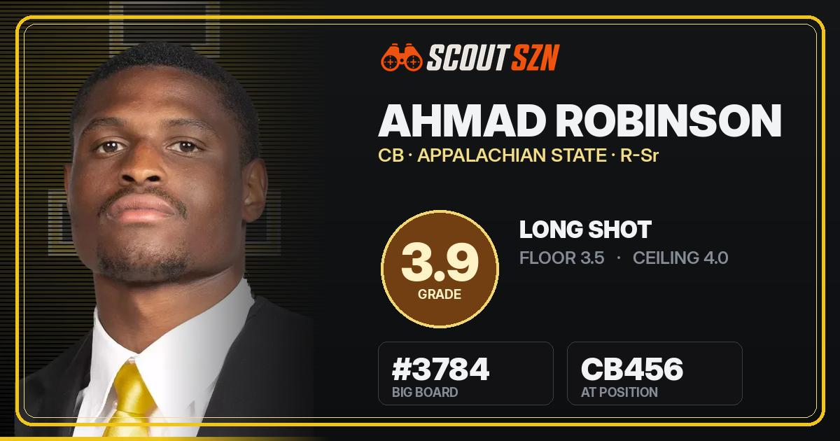 Share card for Ahmad Robinson