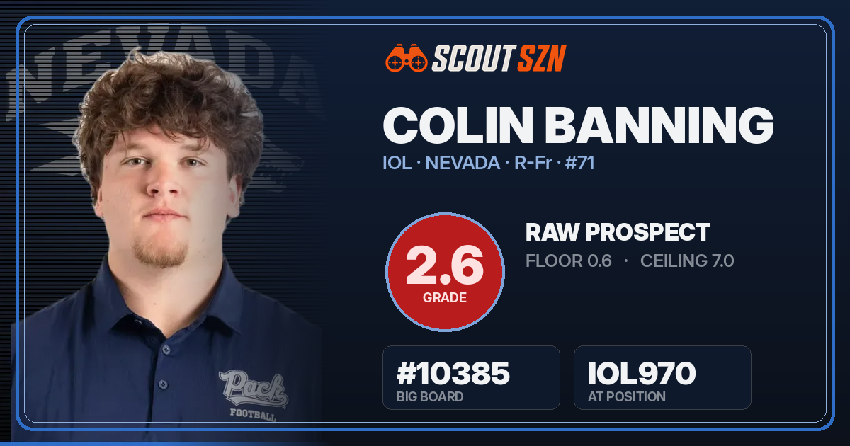 Share card for Colin Banning