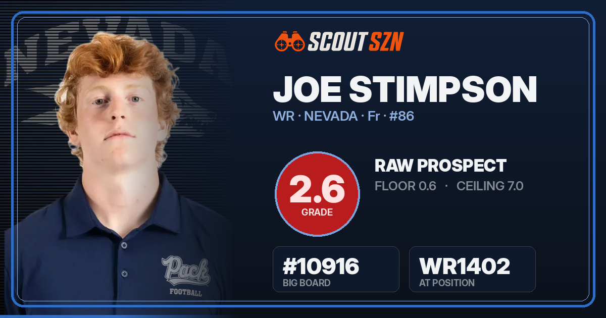 Share card for Joe Stimpson