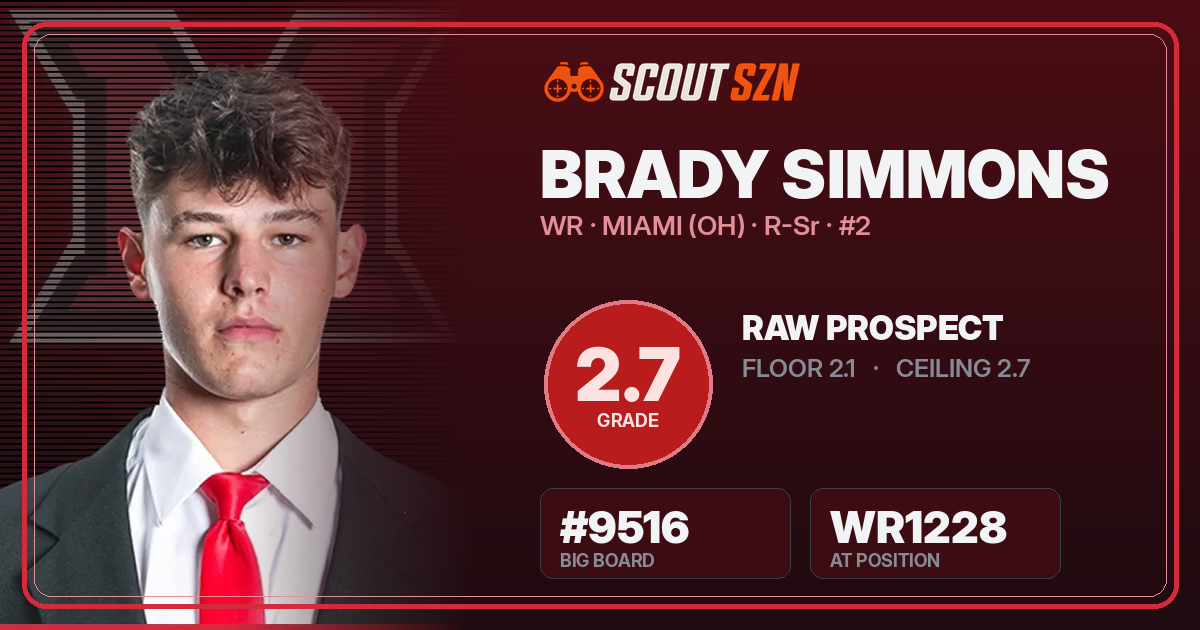 Share card for Brady Simmons