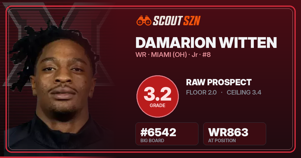 Share card for Damarion Witten