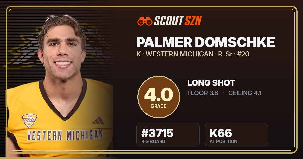 Share card for Palmer Domschke