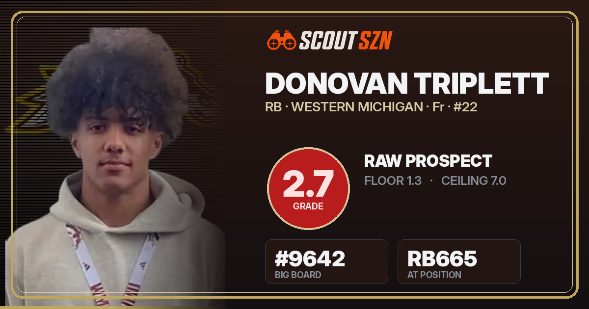 Share card for Donovan Triplett