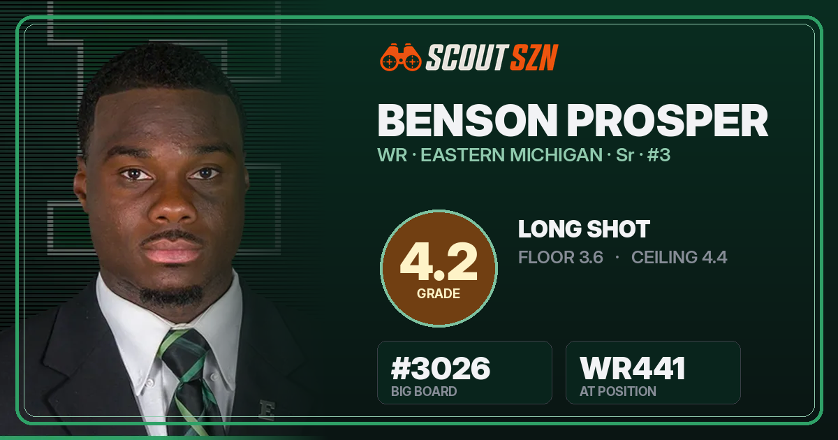 Share card for Benson Prosper