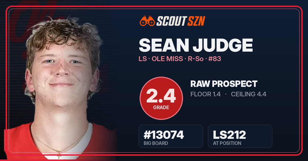 Share card for Sean Judge