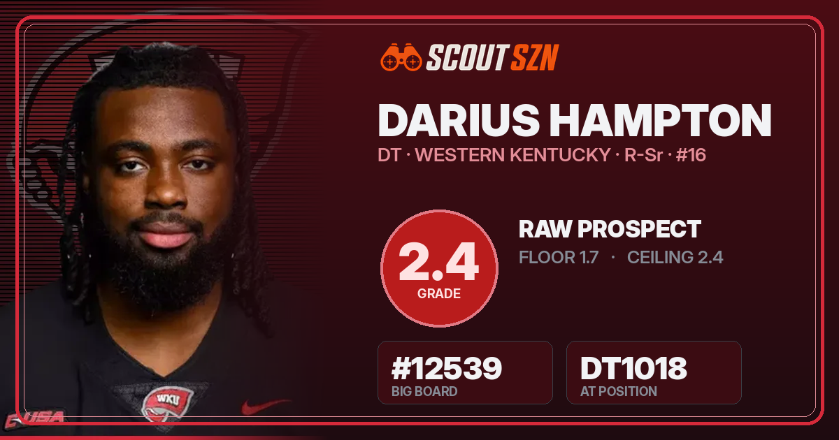 Share card for Darius Hampton