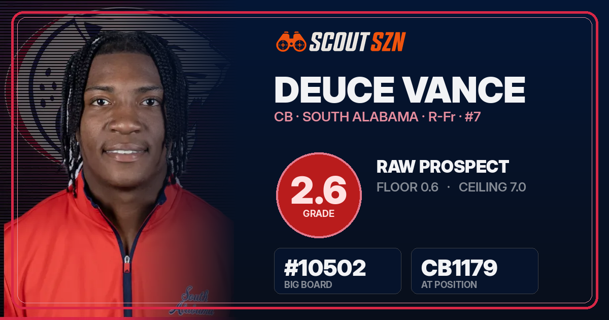Share card for Deuce Vance