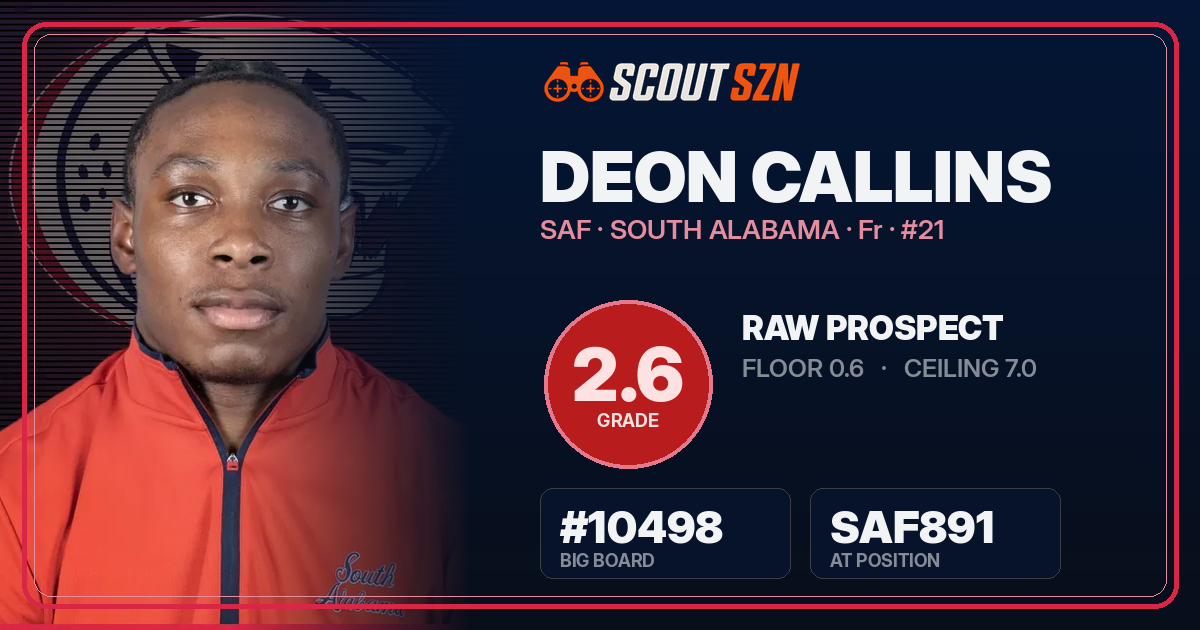Share card for Deon Callins
