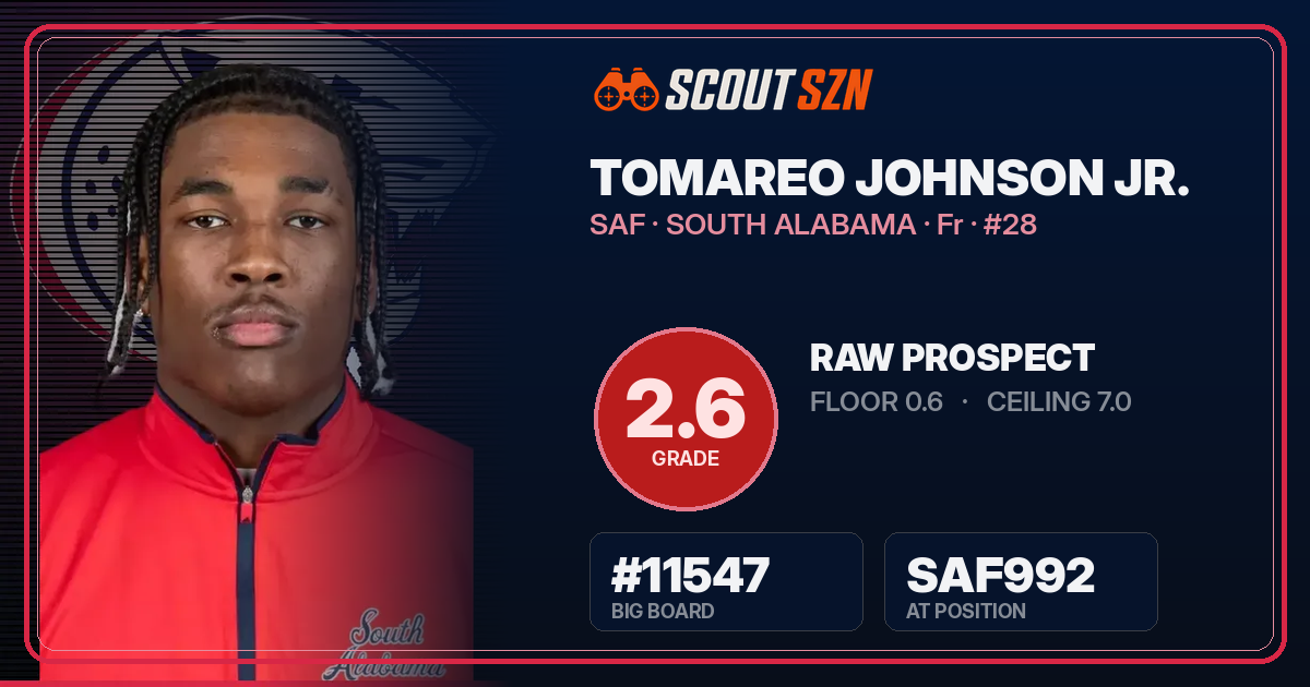 Share card for Tomareo Johnson Jr.