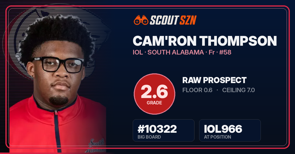 Share card for Cam'Ron Thompson