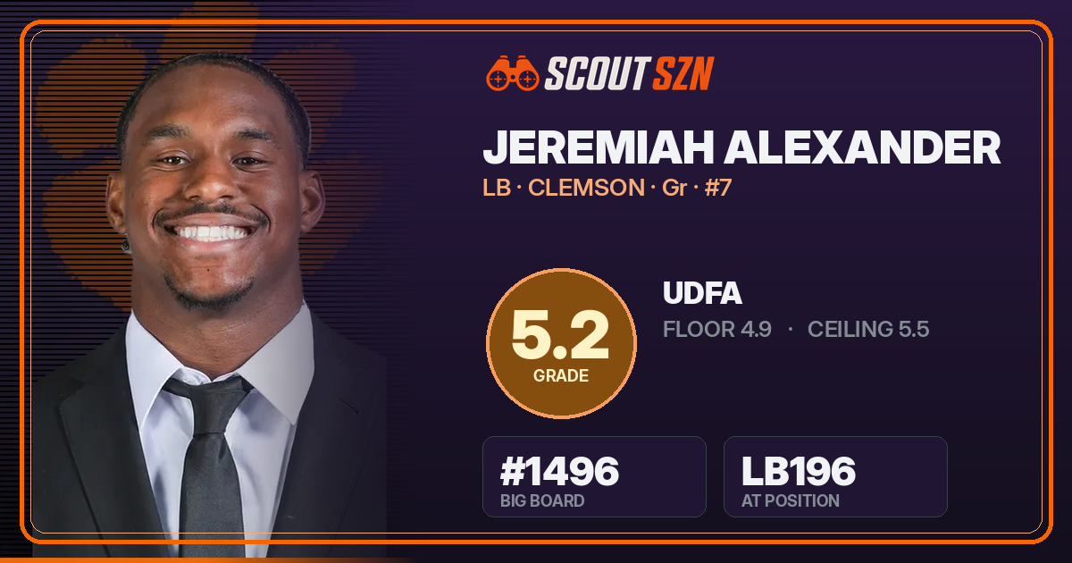 Share card for Jeremiah Alexander