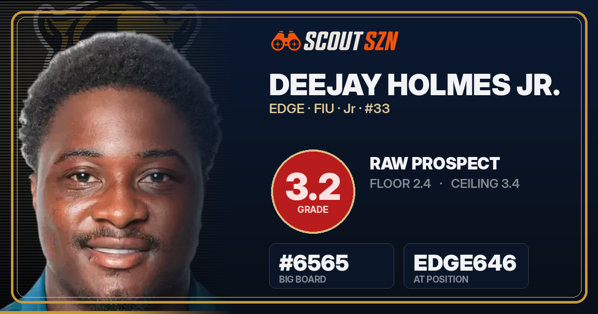 Share card for DeeJay Holmes Jr.