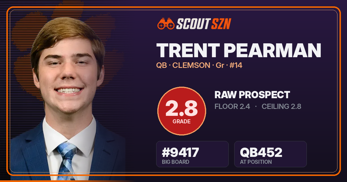 Share card for Trent Pearman