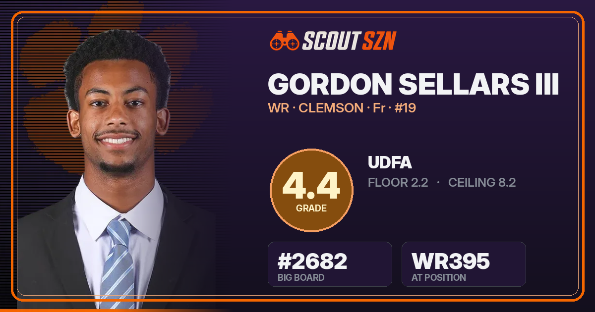Share card for Gordon Sellars III
