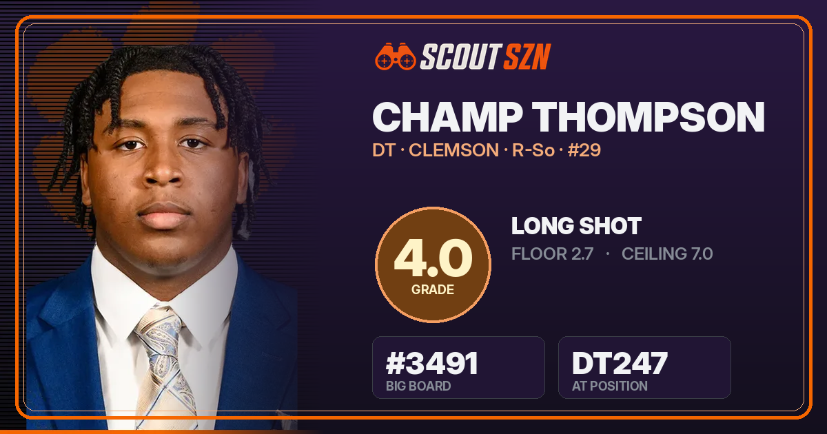 Share card for Champ Thompson