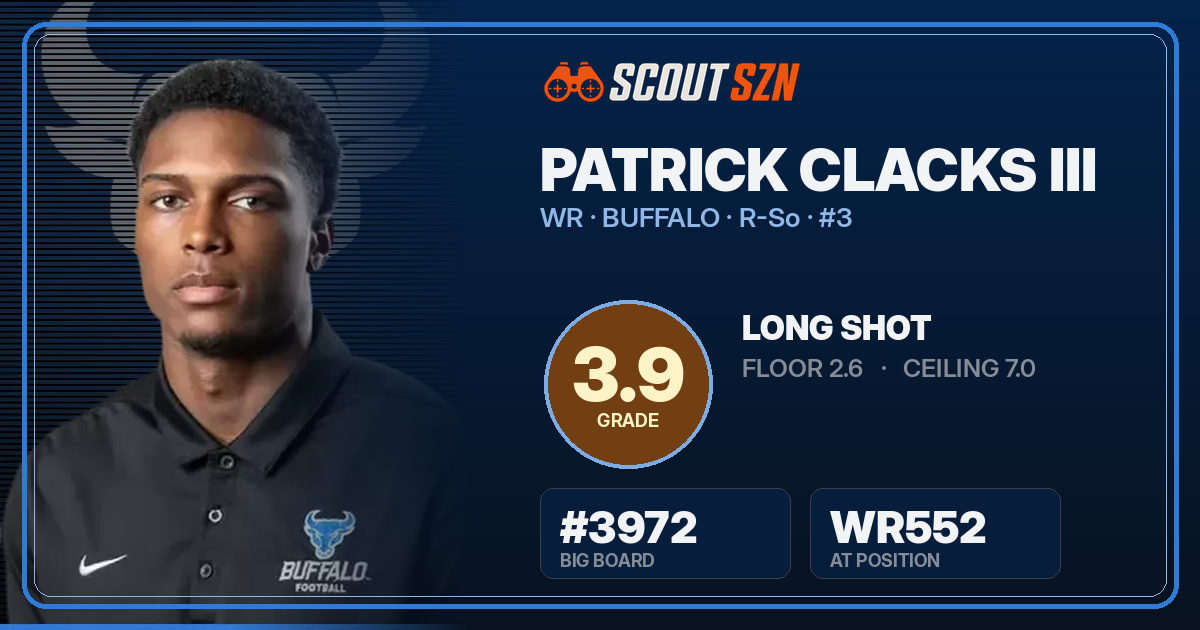 Share card for Patrick Clacks III